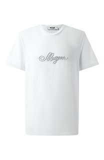 Хлопковая футболка MSGM