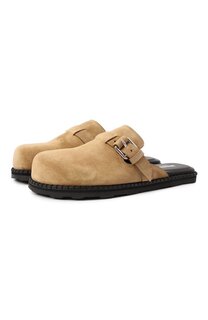 Замшевые сабо Moschino