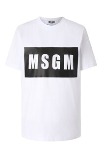 Хлопковая футболка MSGM