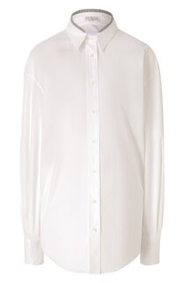 Хлопковая рубашка Brunello Cucinelli