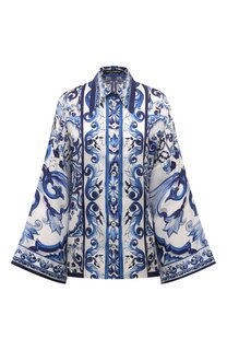 Шелковая рубашка Dolce & Gabbana