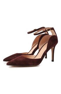 Замшевые туфли Hayette 85 Gianvito Rossi