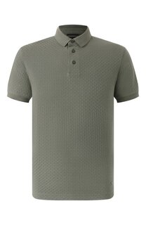 Хлопковое поло Emporio Armani