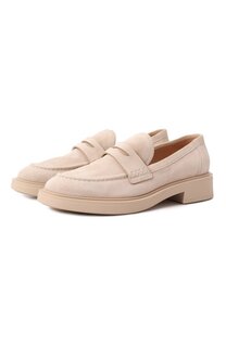 Замшевые лоферы Gianvito Rossi