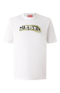 Хлопковая футболка Diesel