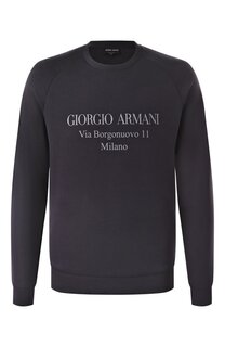 Хлопковый свитшот Giorgio Armani
