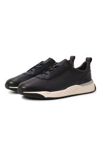 Кожаные кроссовки Santoni