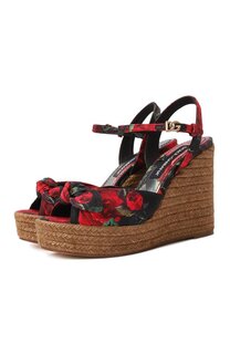 Текстильные босоножки Lolita 85 Dolce & Gabbana