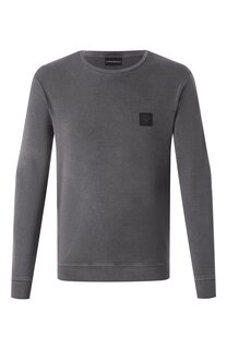 Хлопковый свитшот Emporio Armani