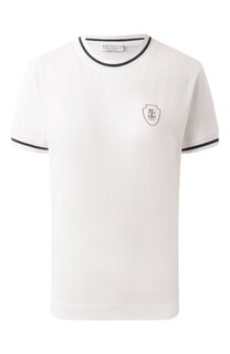 Хлопковая футболка Brunello Cucinelli