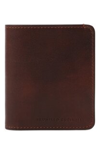 Кожаный футляр для кредитных карт Brunello Cucinelli