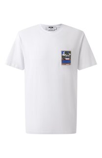 Хлопковая футболка MSGM