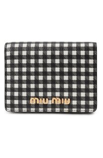 Кожаное портмоне Miu Miu