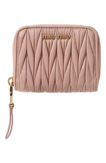 Кожаное портмоне Miu Miu