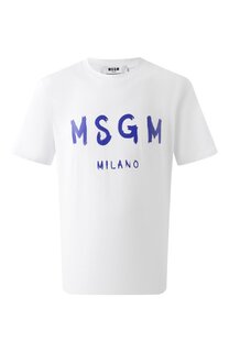 Хлопковая футболка MSGM