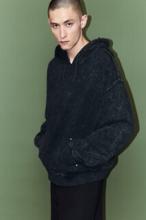 худи мужское Худи oversize с капюшоном и вареным эффектом Befree