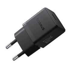 Сетевое зарядное устройство Baseus Palm Fast Charger 1C 20W EU Cluster Black Palm Fast Charger 1C 20W EU Cluster Black