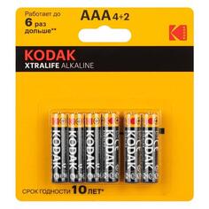 Батарея Kodak LR03-4+2BL XTRALIFE Alkaline LR03-4+2BL XTRALIFE Alkaline