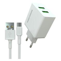 Сетевое зарядное устройство для смартфона MoreChoice NC11 белое NC11 белое
