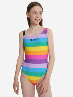 Купальник слитный для девочек Termit, Мультицвет