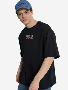 Футболка мужская оверсайз FILA, Черный