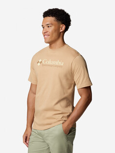 Футболка мужская Columbia CSC Basic Logo Short Sleeve, Бежевый