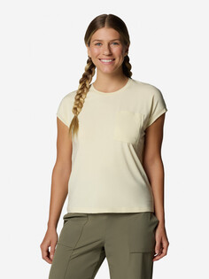 Футболка женская Columbia Boundless Trek Short Sleeve Tee, Желтый
