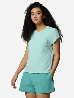 Футболка женская Columbia Boundless Trek Short Sleeve Tee, Голубой