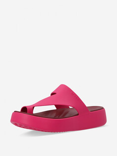 Шлепанцы женские Crocs Getaway Platform Toe Loop, Розовый