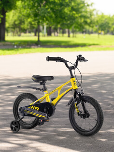 Велосипед для мальчиков Maxiscoo Air Standard Plus 14", Желтый