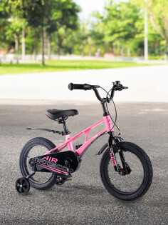 Велосипед для девочек Maxiscoo Air Standard Plus 14", Розовый
