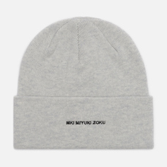Шапка MKI Miyuki-Zoku Embroidered Logo Merino