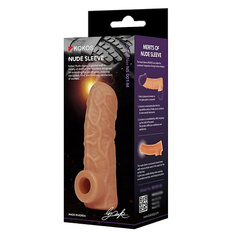 Насадка на член KOKOS Насадка реалистик с подхватом мошонки на фаллос, с открытой головкой 1.0 КОКОС