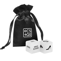 Игра ECSTAS Кубики для двоих Во власти страсти (действия для неё, предмет одежды)