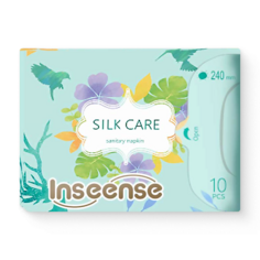 Прокладки гигиенические INSEENSE Прокладки женские гигиенические дневные Silk Care 10.0