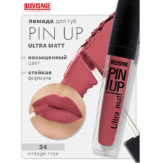 LUXVISAGE Блеск для губ PIN-UP ultra matt