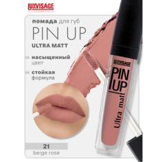 LUXVISAGE Блеск для губ PIN-UP ultra matt