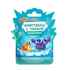 Соль для ванны BAFFY Кристаллы с треском детские, БИРЮЗОВЫЕ 12.0