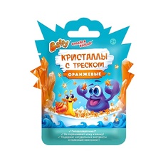 Соль для ванны BAFFY Кристаллы с треском детские, ОРАНЖЕВЫЕ 12.0