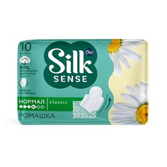 Прокладки гигиенические OLA! Silk Sense Прокладки женские с крылышками Нормал, мягкая поверхность, аромат Ромашка 10.0