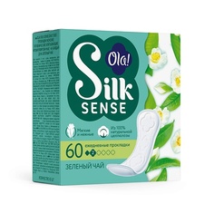 Прокладки ежедневные OLA! Silk Sense DAILY DEO Ежедневные мягкие прокладки, аромат Зеленый чай 60.0