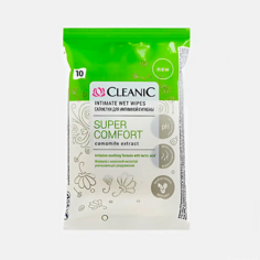 Салфетки для интимной гигиены CLEANIC Super Comfort Влажные салфетки для интимной гигиены 20.0