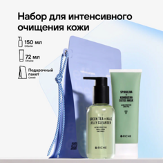Набор средств для лица RICHE Набор для очищения кожи: Гель для умывания + Очищающая маска от черных точек