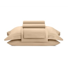 Комплект постельного белья ARYA HOME COLLECTION Постельное белье Vip из Однотонного Сатина Семейное