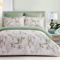 Комплект постельного белья ARYA HOME COLLECTION Постельное Белье Alamode Сатин 2 Спальное 200X220 Secret Garden