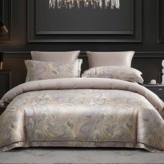 Комплект постельного белья ARYA HOME COLLECTION Постельное белье Diamond Сатин 2 Спальное 200x220 Paisley