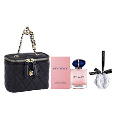 Набор парфюмерии GIORGIO ARMANI Подарочный набор My Way+Косметичка+Ароматическая подвеска
