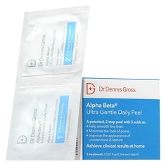 Салфетка для лица DR DENNIS GROSS Салфетки для лица Alpha Beta Ultra Gentle Daily Peel