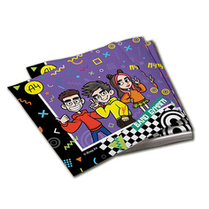 ND PLAY Влад А4. Салфетки бумажные трехслойные 33х33 см