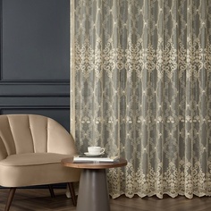 Штора ARYA HOME COLLECTION Тюль 300х250 Casa LIGHT BROWN